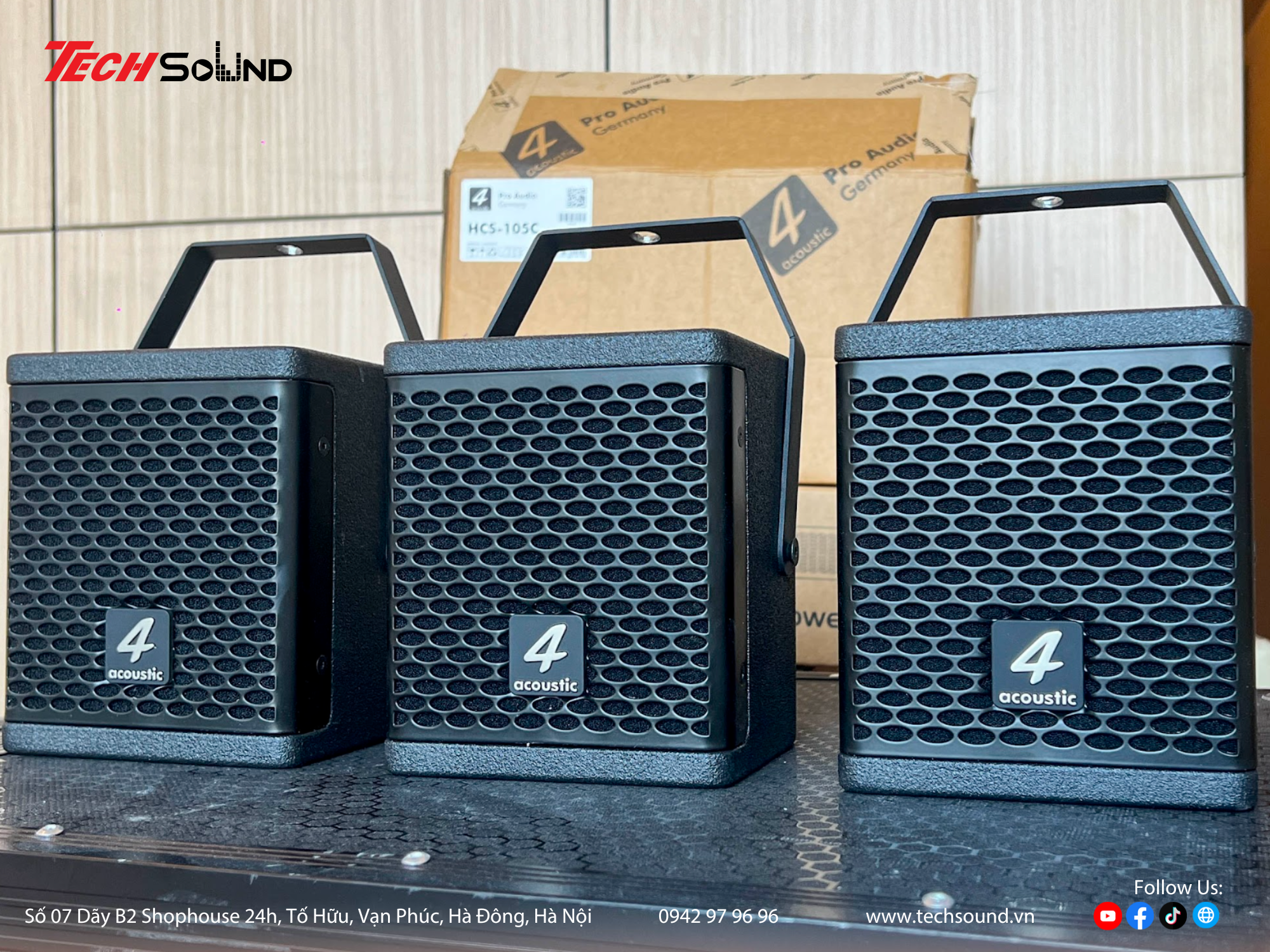 Loa karaoke mini cao cấp – xu hướng mới từ dòng HCS của 4Acoustic