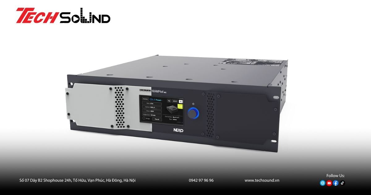 Khám Phá Nexo NXAMP 4X4 MK2: Chuẩn Mực Mới Trong Khuếch Đại Digital TD Controller
