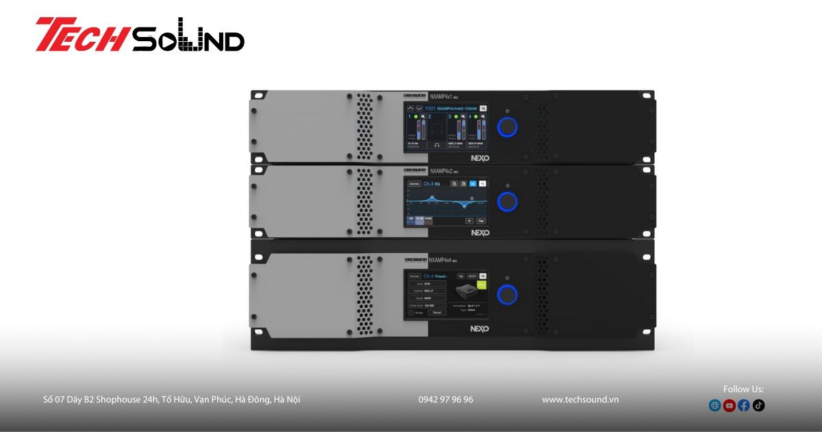 Khám Phá Nexo NXAMP 4X4 MK2: Chuẩn Mực Mới Trong Khuếch Đại Digital TD Controller