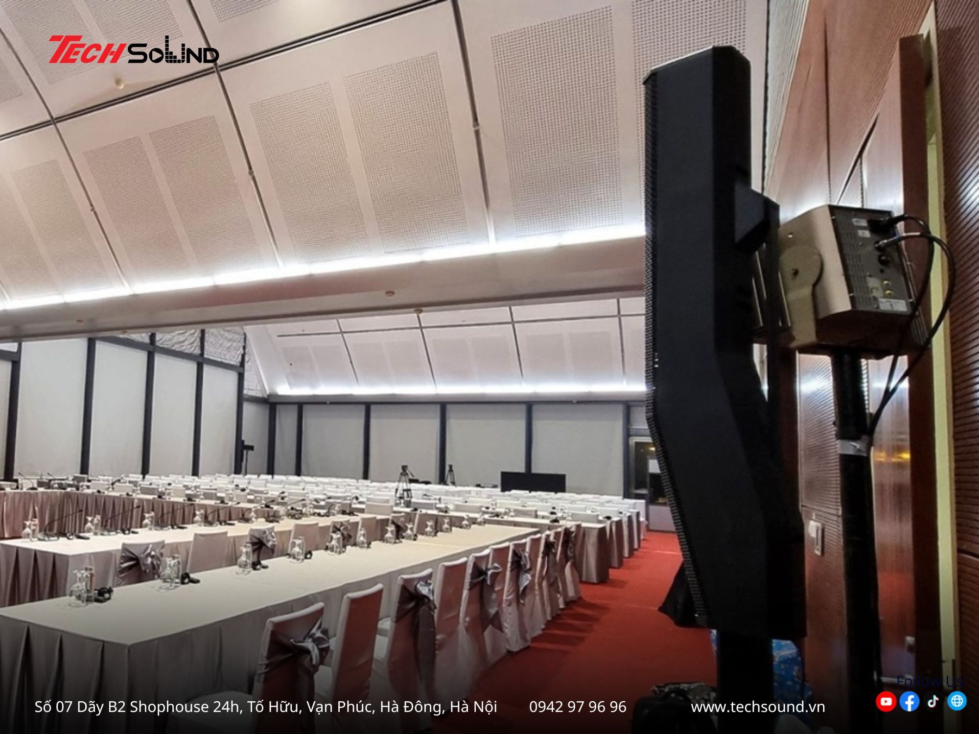 Có nên dùng loa cột cho phòng họp không 1