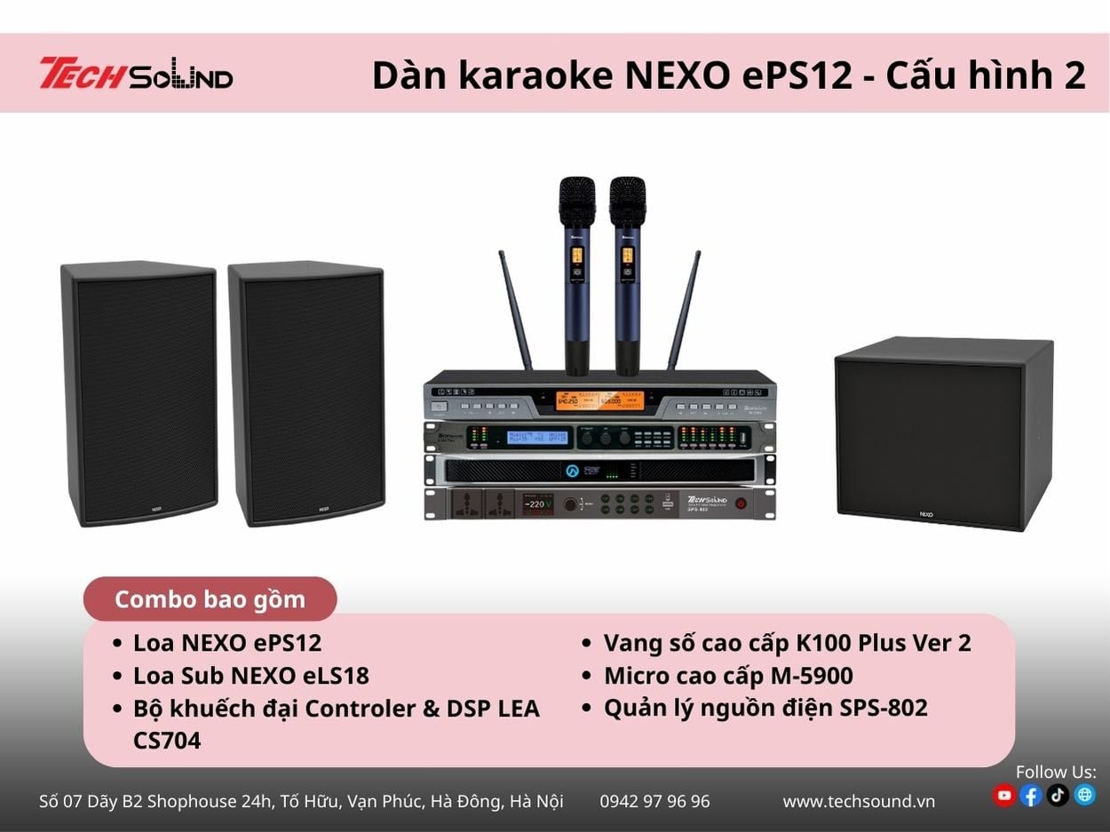 dàn loa karaoke NEXO ePS12 2