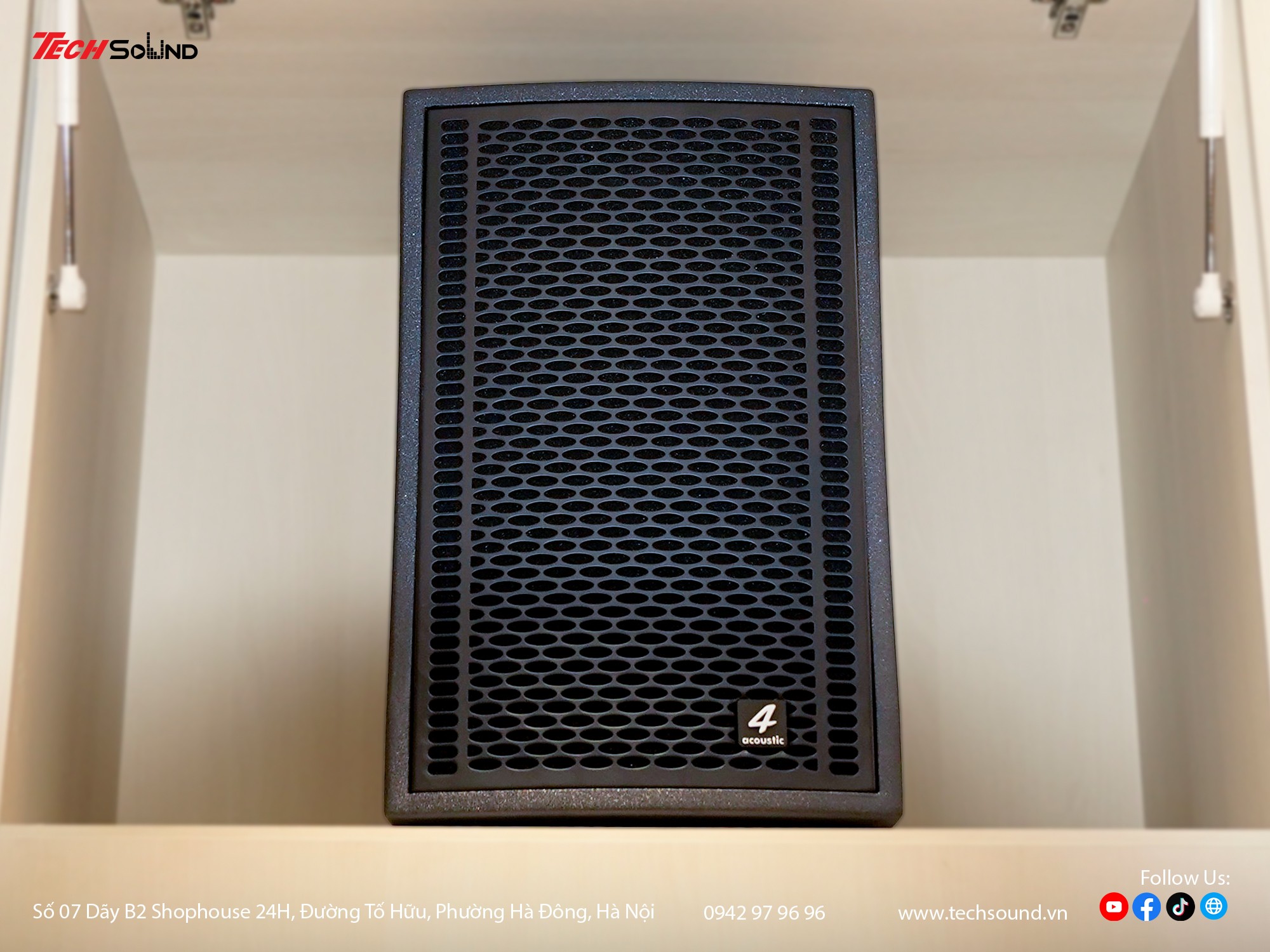 CÔNG TRÌNH LẮP ĐẶT DÀN LOA 4ACOUSTIC DR10 CHUYÊN NGHIỆP TẠI HÀ NỘI