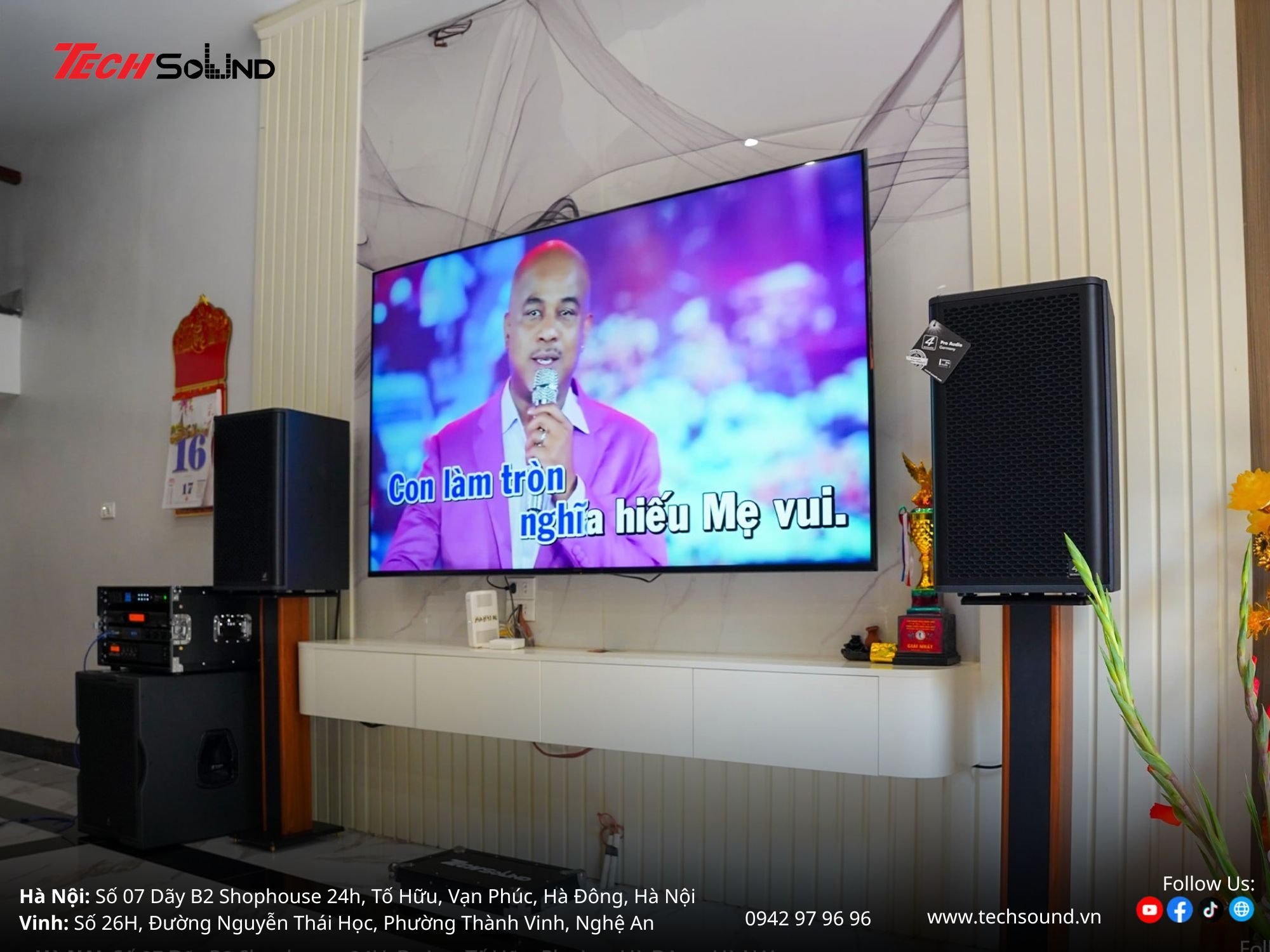 [Giải đáp] Có nên dùng tán âm, tiêu âm cho dàn karaoke gia đình không?
