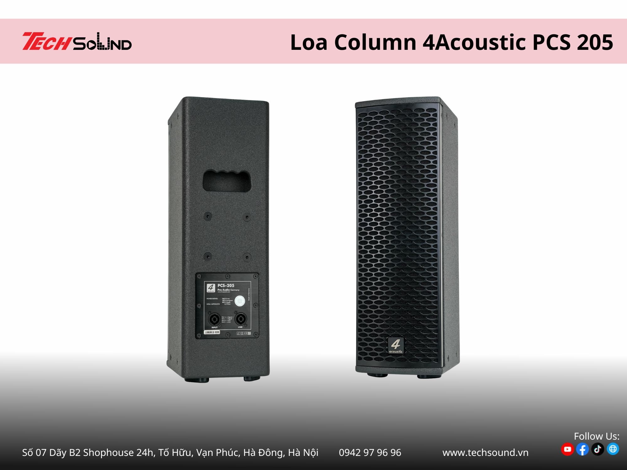 Loa Column 4Acoustic PCS 205 1