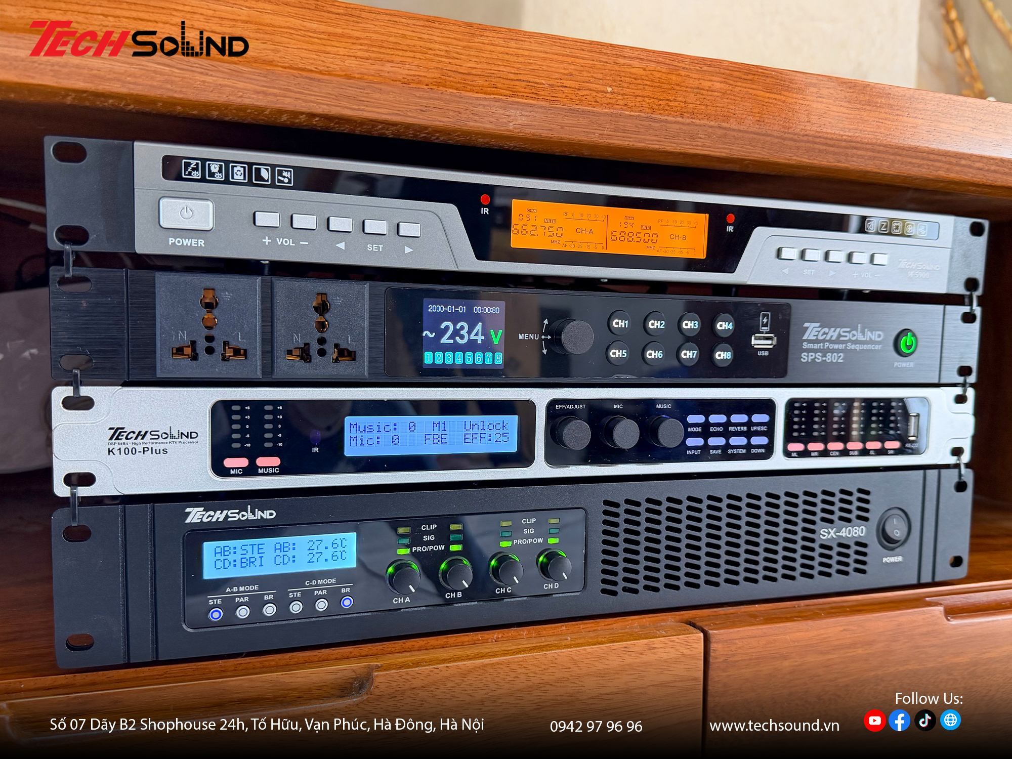 Quản lý nguồn điện Techsound SPS 802 2