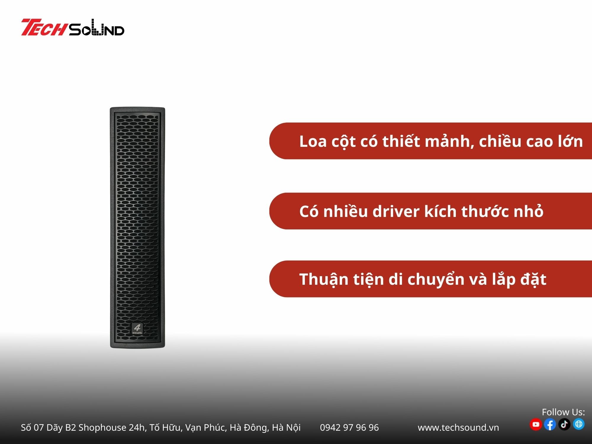 Loa cột và loa fullrange: Nên dùng loại nào 1