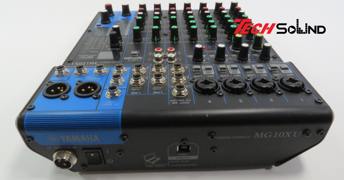 Yamaha MG10XU – Bàn mixer nhỏ gọn nhưng mạnh mẽ cho phòng thu tại gia