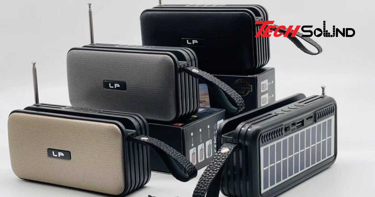 Loa Bluetooth pin mặt trời – Âm nhạc không ngừng ở mọi nơi