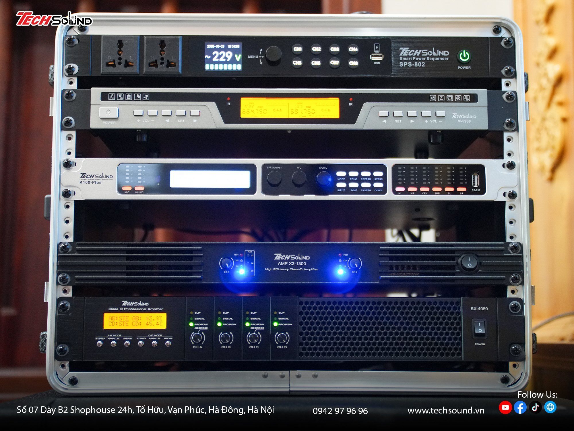 Vai trò của bộ quản lý nguồn SPS-802 trong việc bảo vệ và ổn định hệ thống âm thanh