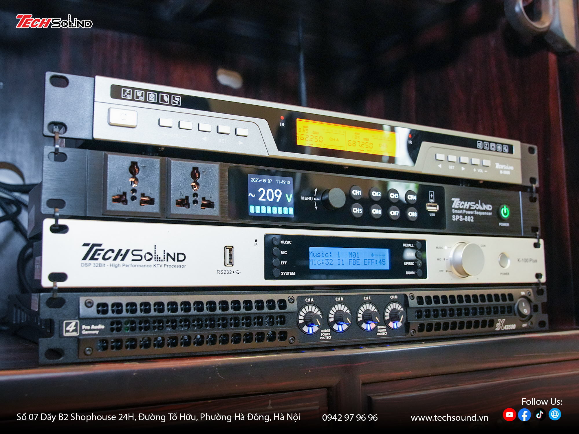 Dàn karaoke 4Acoustic DR12 tại Đan Phượng, Hà Nội