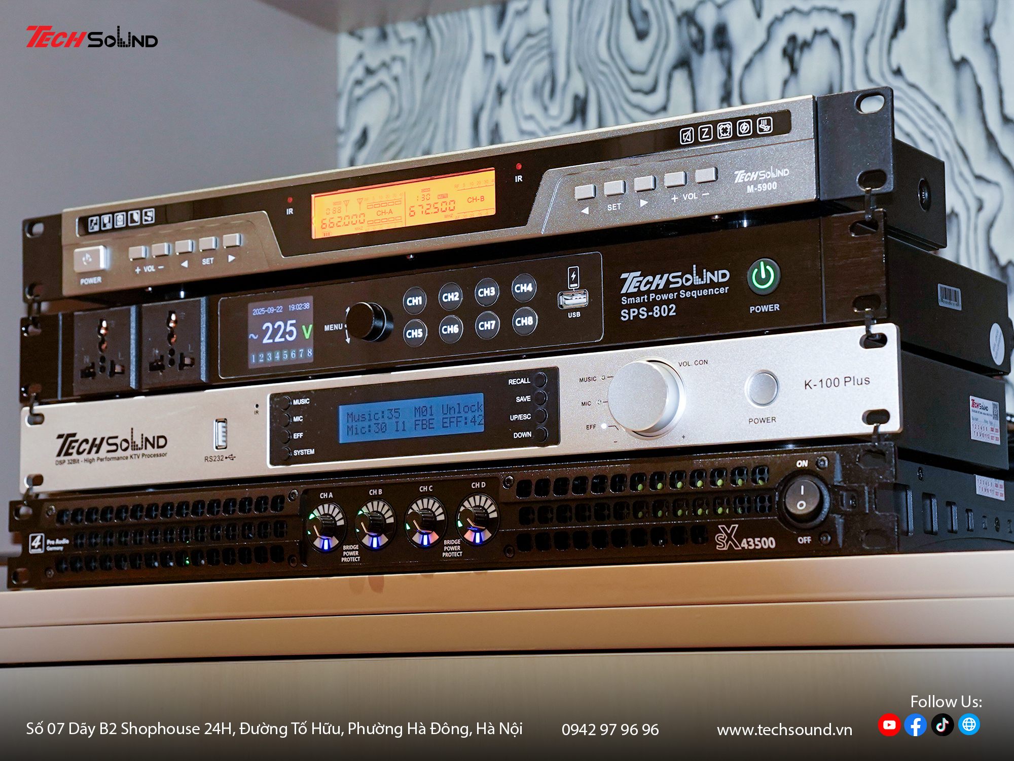 CÔNG TRÌNH LẮP ĐẶT DÀN LOA 4ACOUSTIC DR10 CHUYÊN NGHIỆP TẠI HÀ NỘI