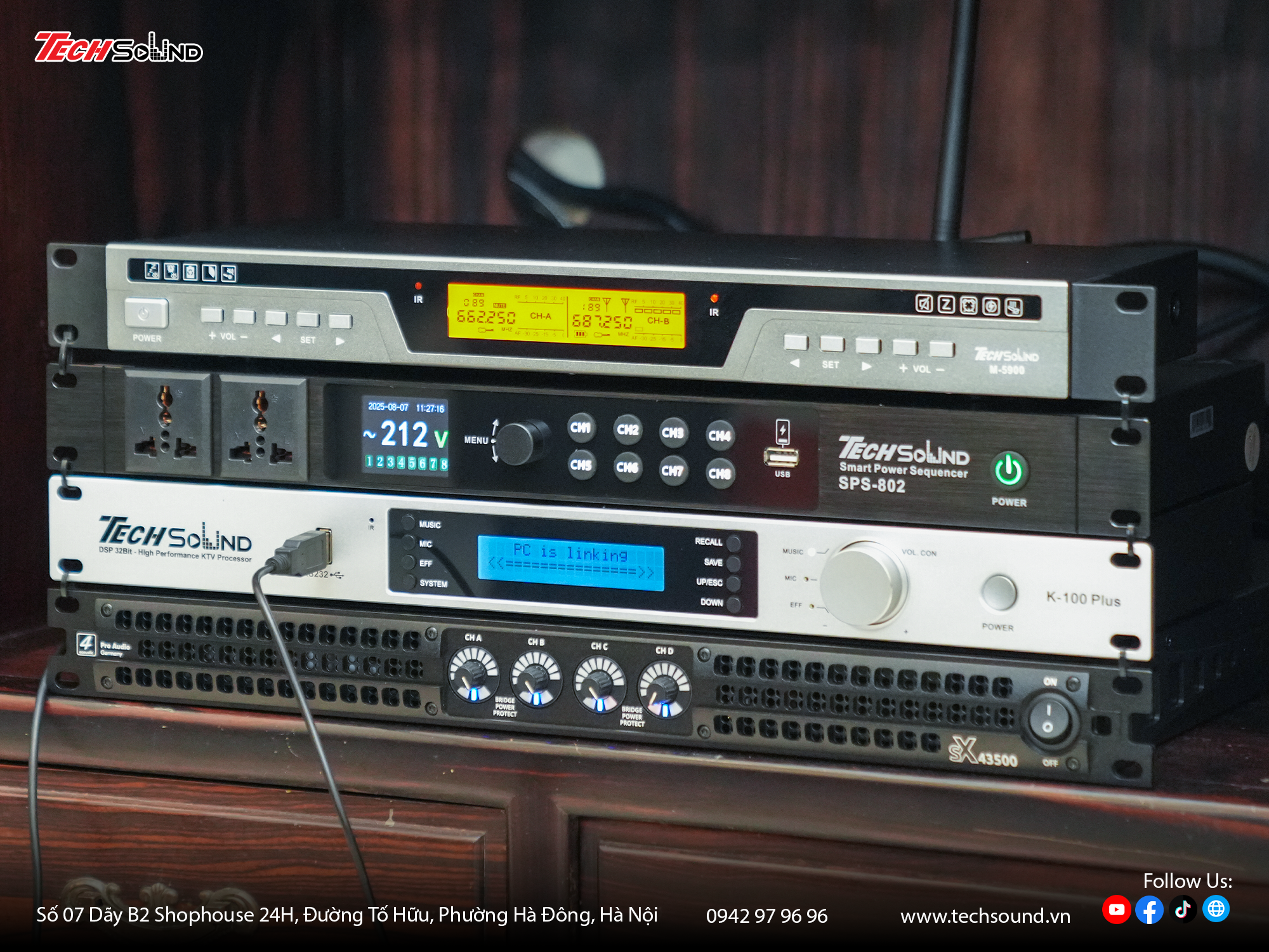 Dàn karaoke 4Acoustic DR12 tại Đan Phượng, Hà Nội