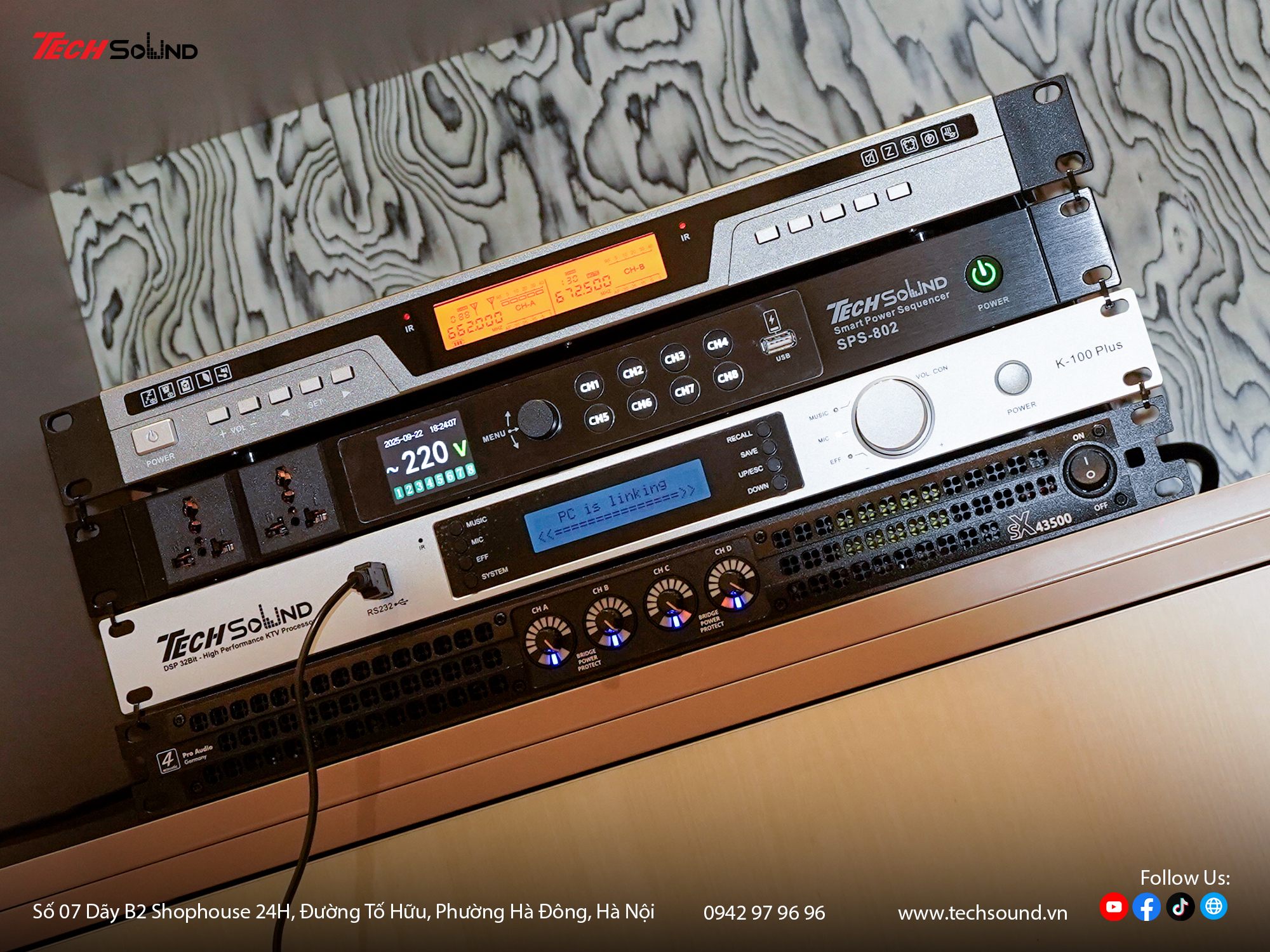 CÔNG TRÌNH LẮP ĐẶT DÀN LOA 4ACOUSTIC DR10 CHUYÊN NGHIỆP TẠI HÀ NỘI