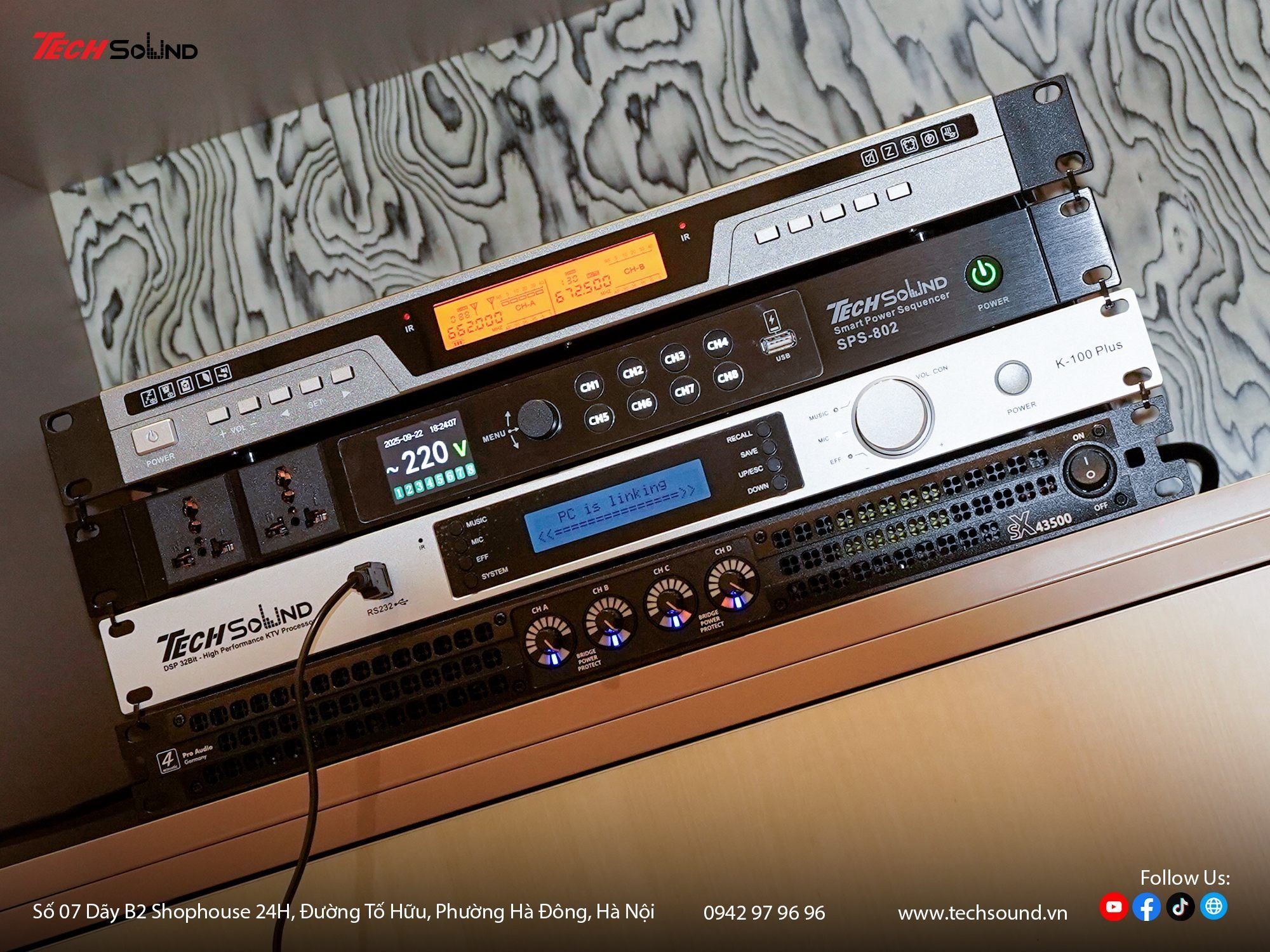 Vai trò của bộ quản lý nguồn SPS-802 trong việc bảo vệ và ổn định hệ thống âm thanh