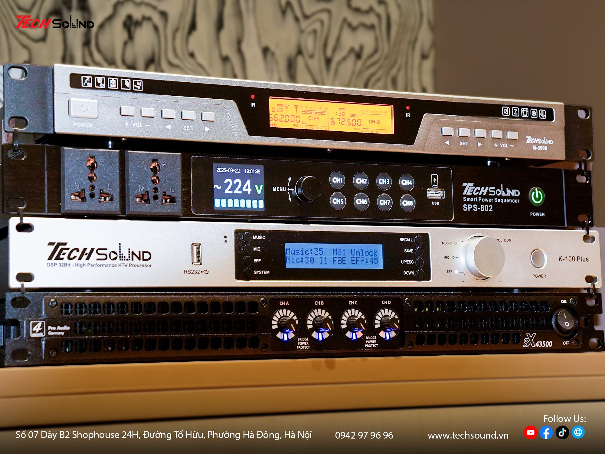 CÔNG TRÌNH LẮP ĐẶT DÀN LOA 4ACOUSTIC DR10 CHUYÊN NGHIỆP TẠI HÀ NỘI