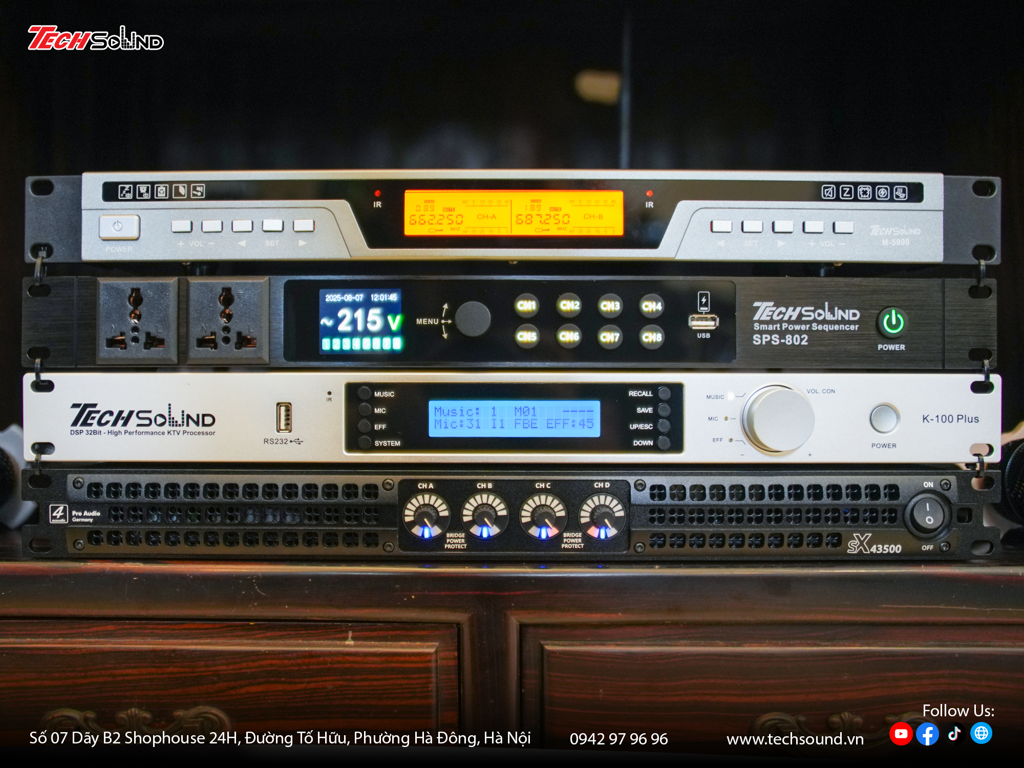 Dàn karaoke 4Acoustic DR12 tại Đan Phượng, Hà Nội