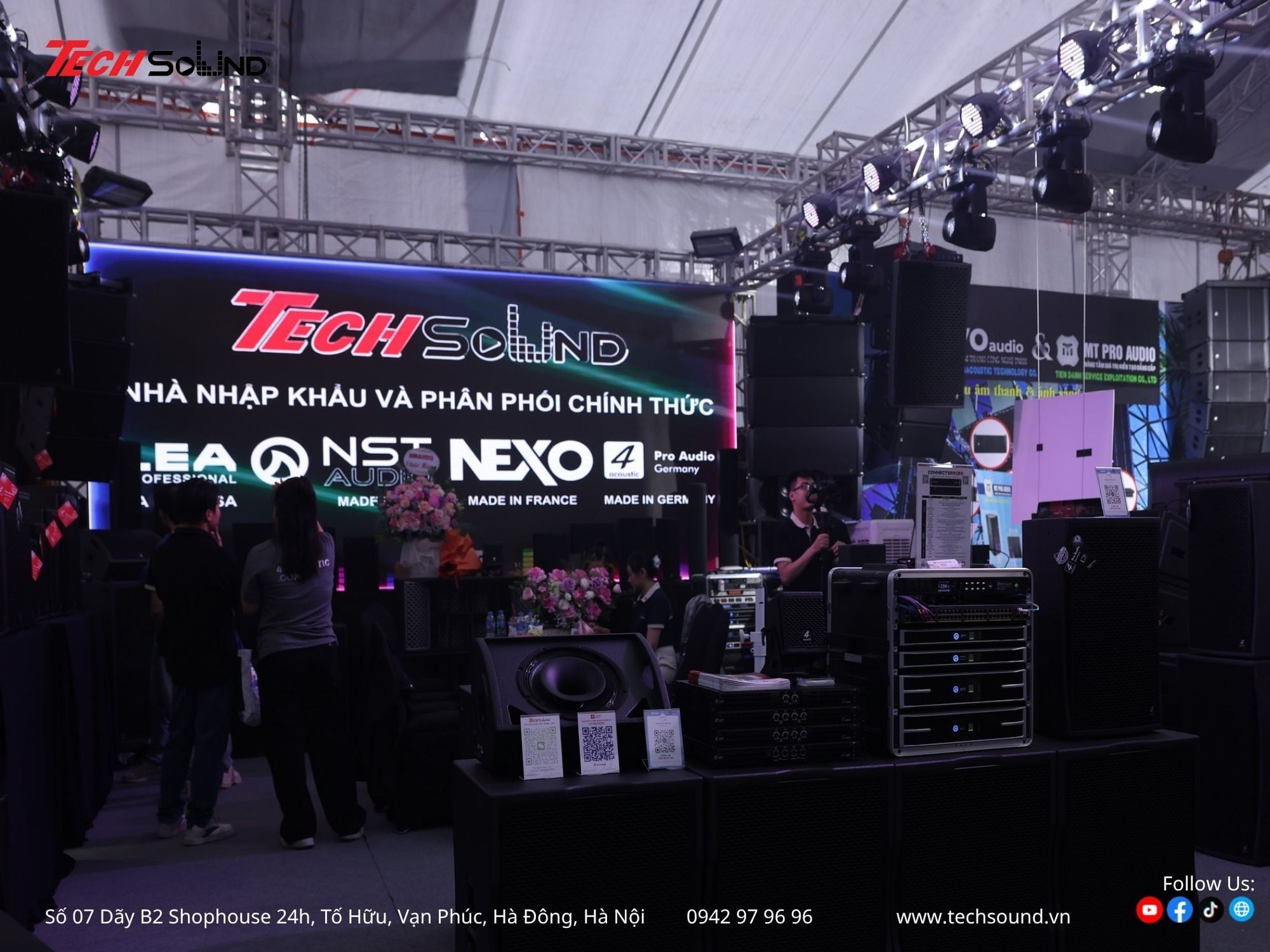 thương hiệu âm thanh Tech Sound đem đến Plase Show Hà Nội 2025 1