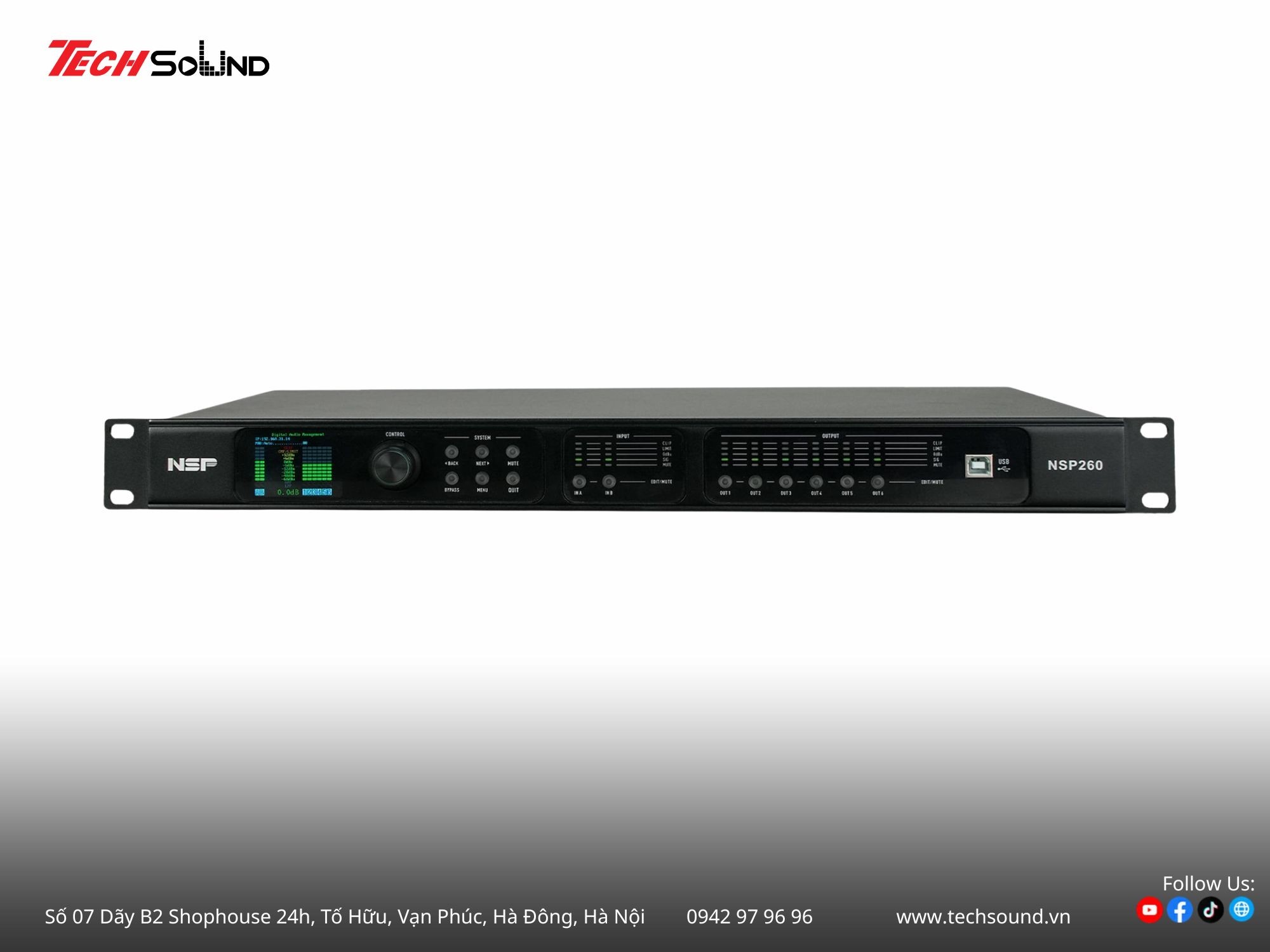 Xử lý tín hiệu số NSP Audio NSP260