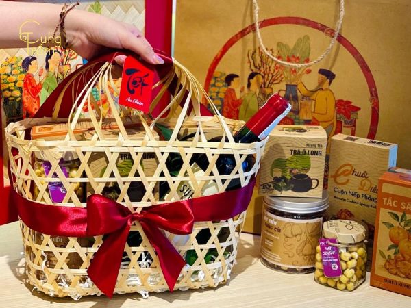 Giỏ quà Tết
