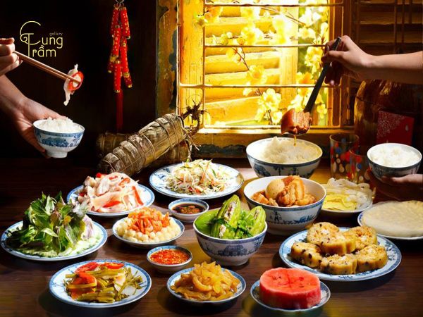 Mâm cúng ngày Tết miền Nam