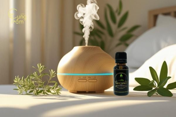 Xông nhà bằng tinh dầu tràm
