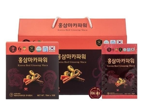 Nước Hồng Sâm Maca giúp tăng cường thể lực, cải thiện trí nhớ