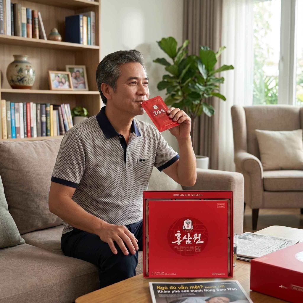 Tinh chất Hồng Sâm giúp cơ thể tỉnh táo và khỏe khoắn