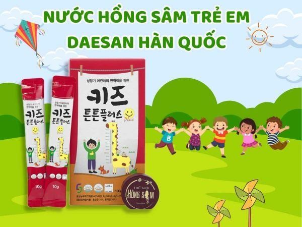 Nước Hồng Sâm Trẻ Em chính hãng Daesan