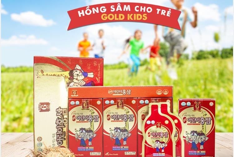 Nước Hồng Sâm Trẻ Em Hươu Cao Cổ Gold Kids Kanghwa