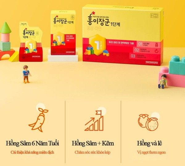 Nước Hồng Sâm KGC Cho Bé Số 1