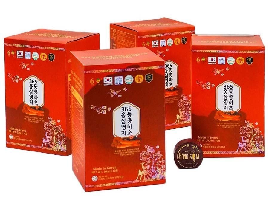 Nước Hồng Sâm Linh Chi, Đông Trùng Hạ Thảo tăng cường miễn dịch cho người cao huyết áp