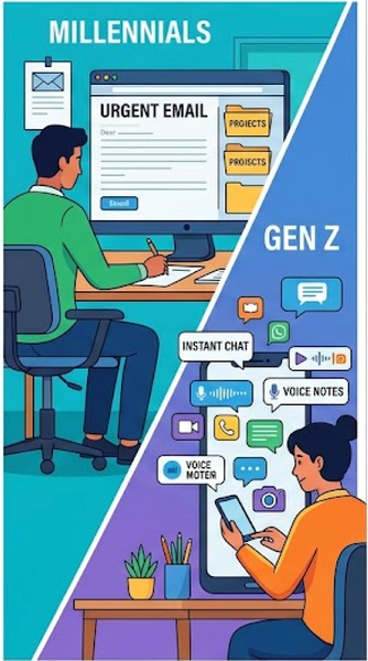 gen z vs millennials in the workplace