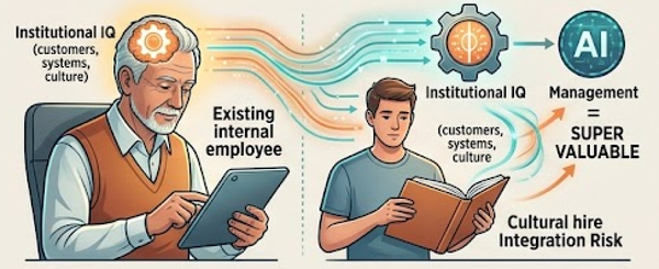 pskilling vs external hiring