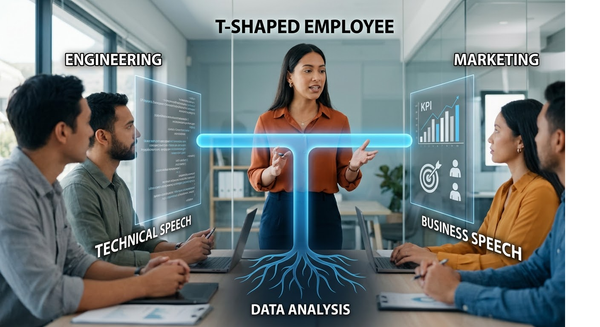 T-shaped employee