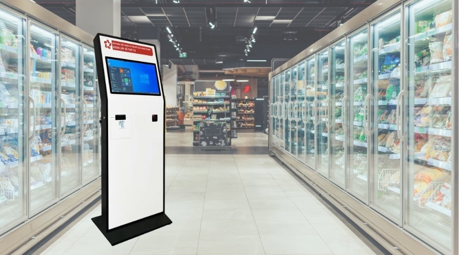 kiosk siêu thị