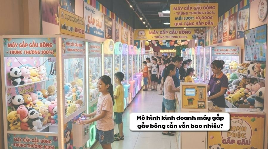 kinh doanh máy gắp thú