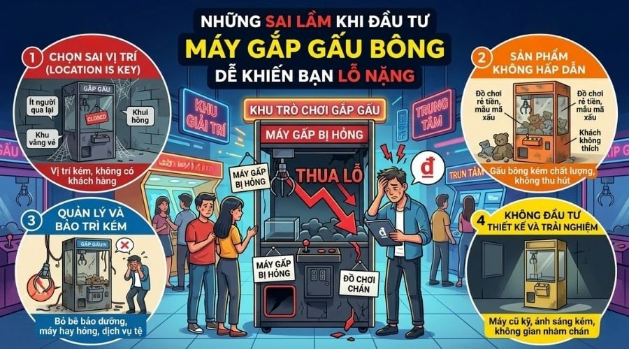 máy gắp gấu bông