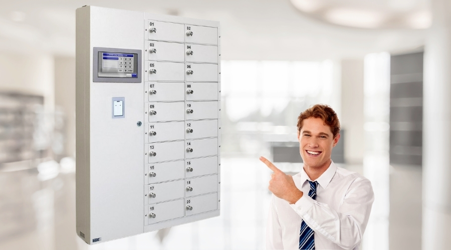 Tủ locker thông minh ở văn phòng