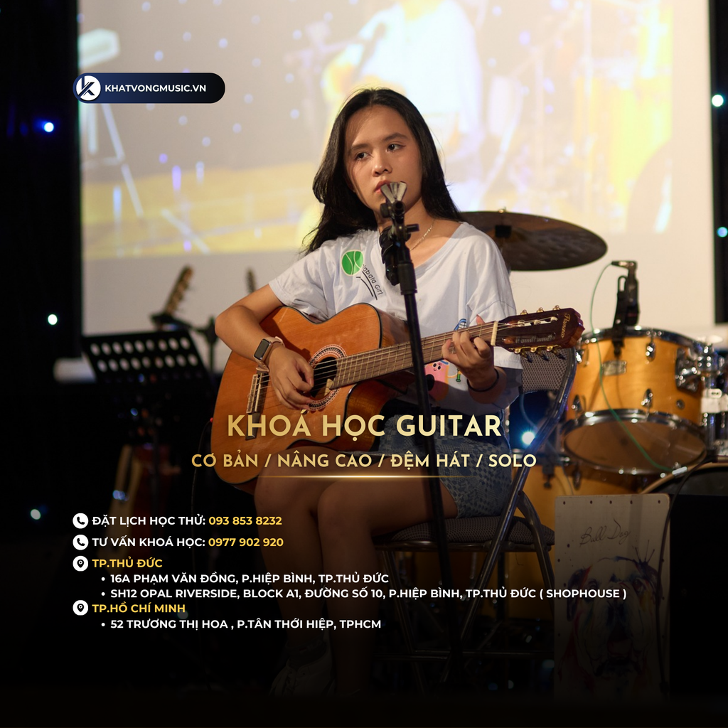 khoá học guitar