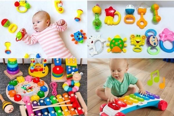 đồ chơi cho bé 0-1 tuổi