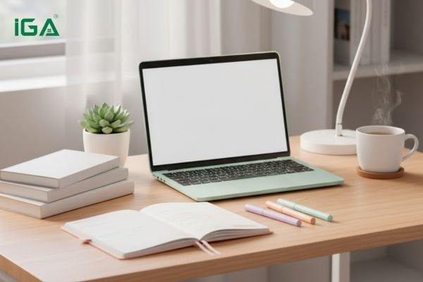 cách sắp xếp bàn học gọn gàng