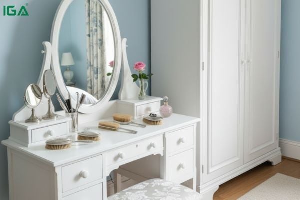 vị trí bàn trang điểm tối ưu