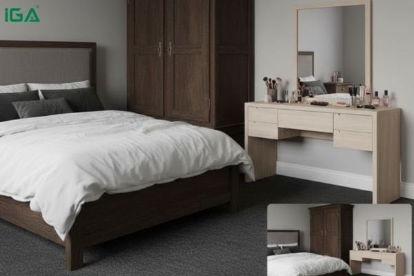 phong thủy bàn trang điểm