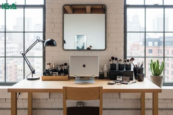 bàn trang điểm kết hợp bàn làm việc