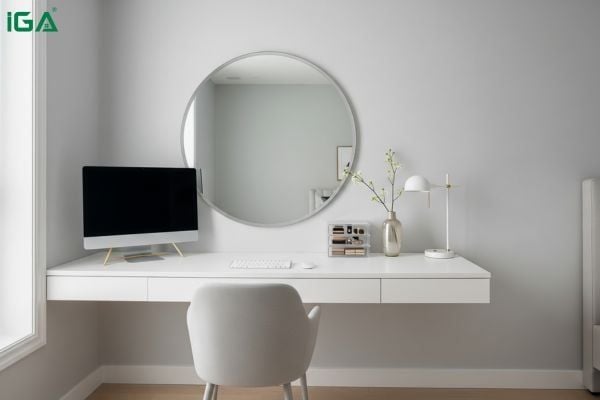 bàn trang điểm kết hợp bàn làm việc