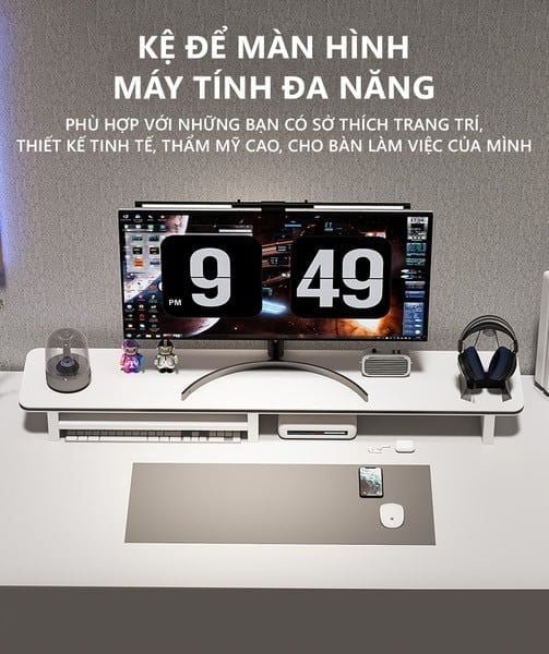 kệ gỗ để màn hình máy tính