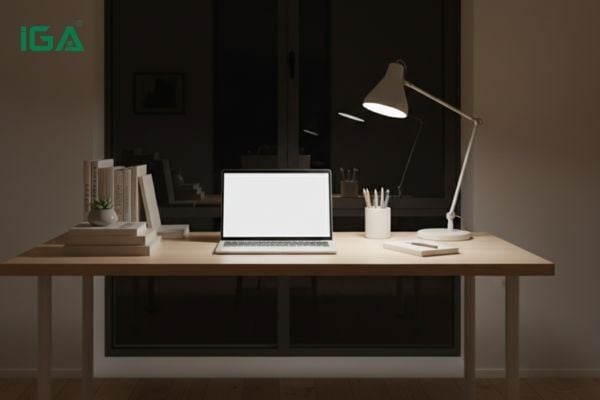 cách sắp xếp bàn học gọn gàng