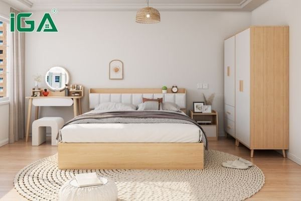 combo giường tủ bàn trang điểm