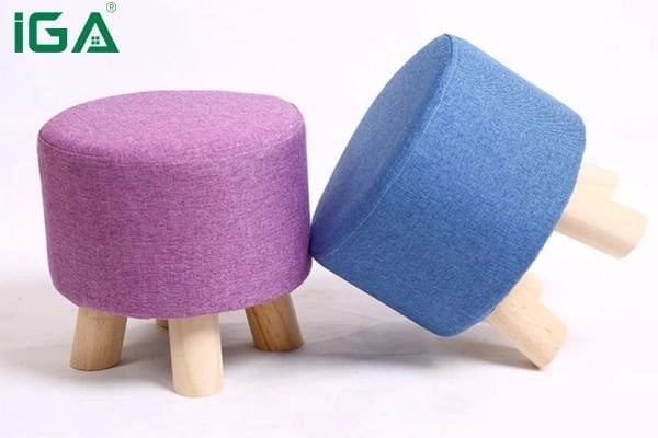 mẫu ghế đôn gỗ đẹp