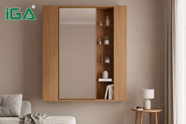 gương trượt treo tường